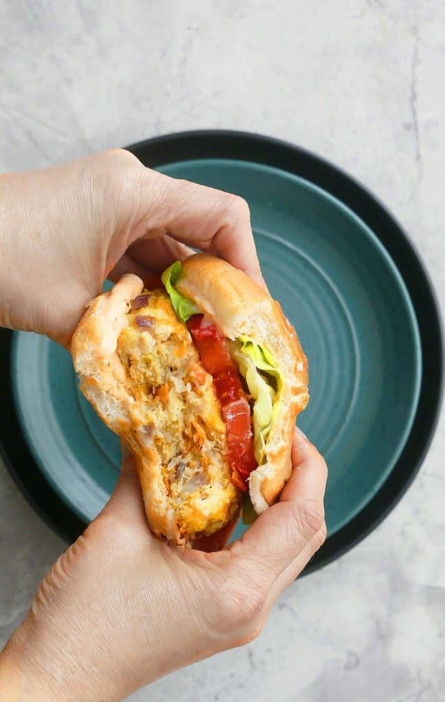 Baked Chicken Burger With Sneaky Veggies Kitchen Hoskins