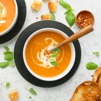 Instant Pot Tomato Soup with Canned Tomatoes | Kitchen At Hoskins