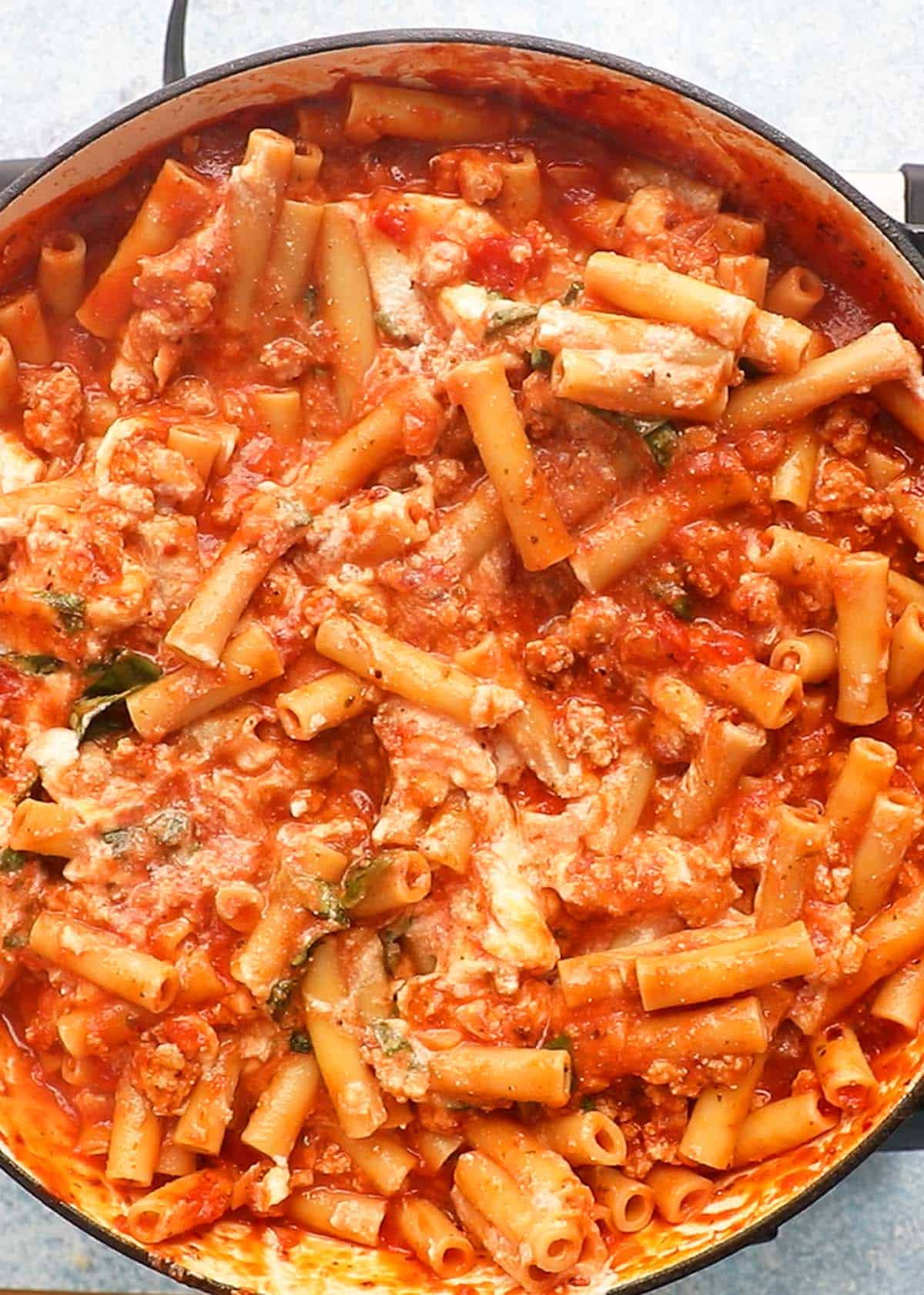 Baked Ziti with Chicken {Video} | Kitchen At Hoskins