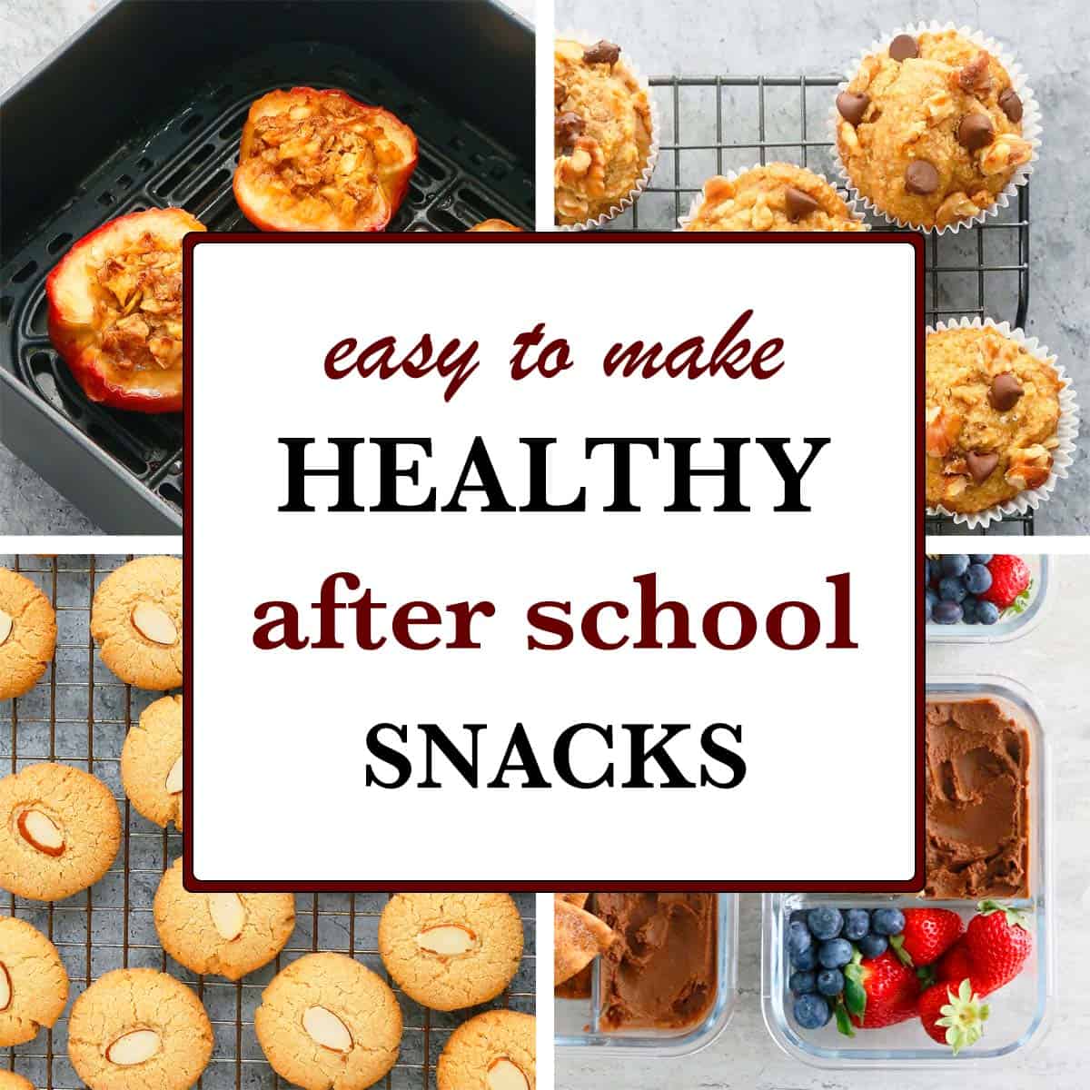 Easy to make Healthy After School Snacks | KITCHEN @ HOSKINS