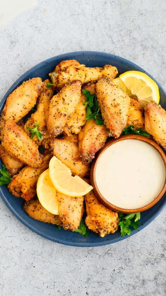 Air Fryer Lemon Pepper Wings | Kitchen At Hoskins