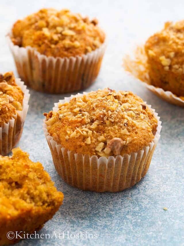 Almond Flour Carrot Muffins Story