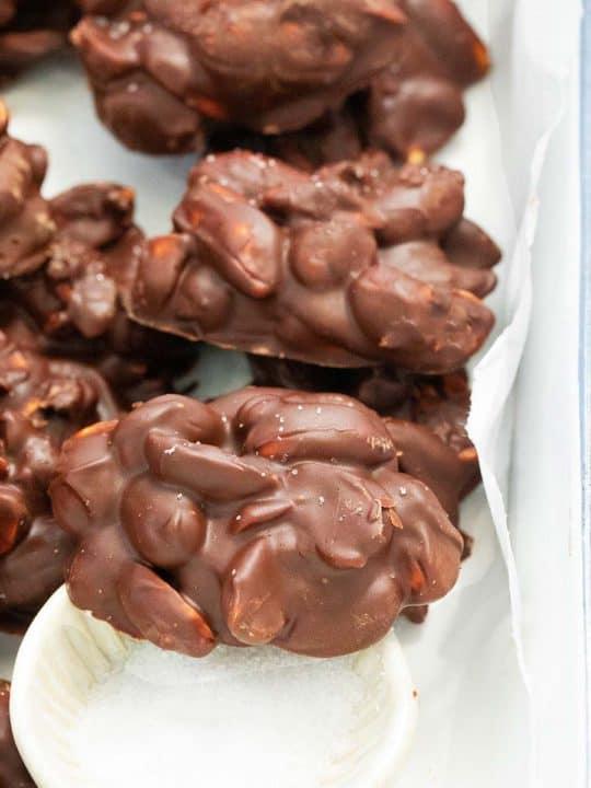 EASY CHOCOLATE NUT CLUSTERS Butter With A Side Of Bread