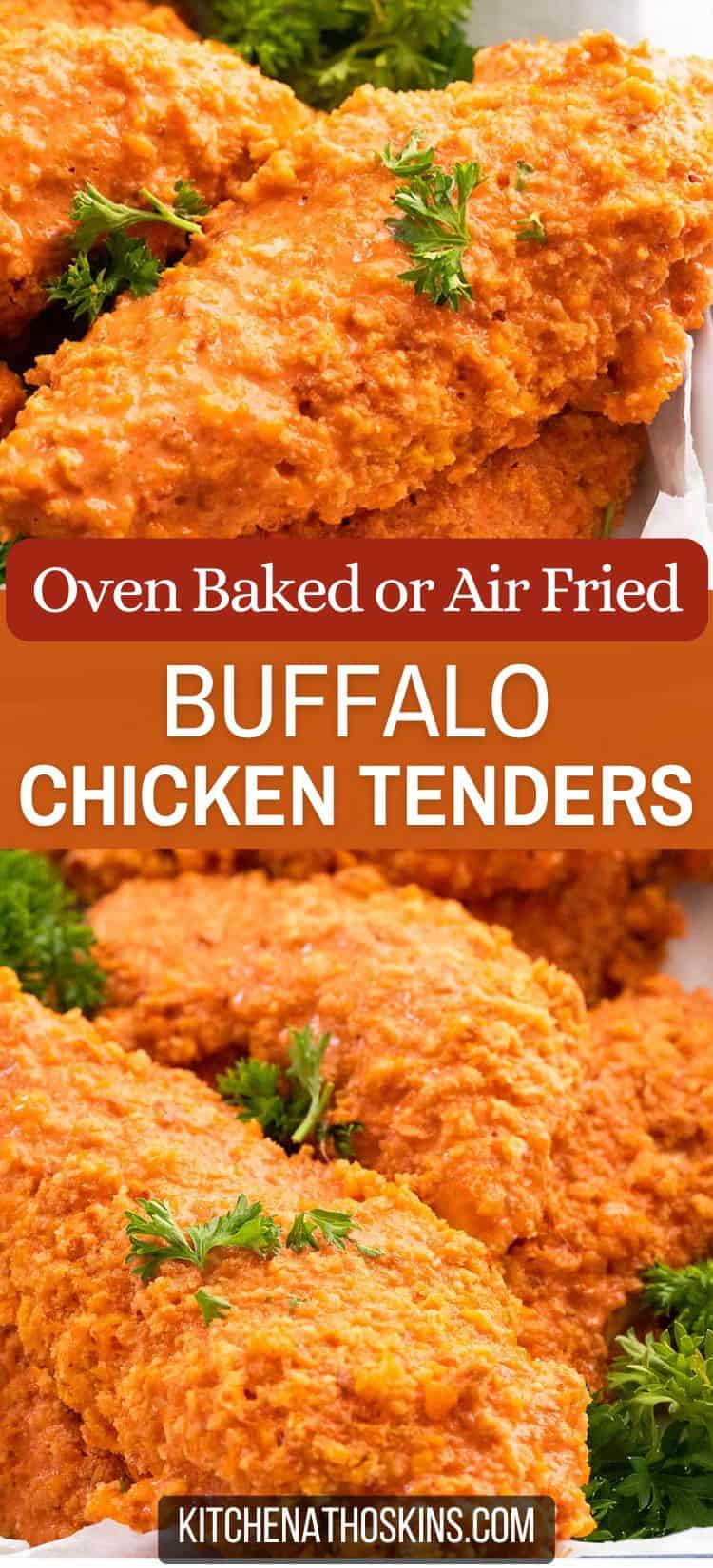 Buffalo Chicken Tenders {in Oven or Air Fryer} | Kitchen At Hoskins