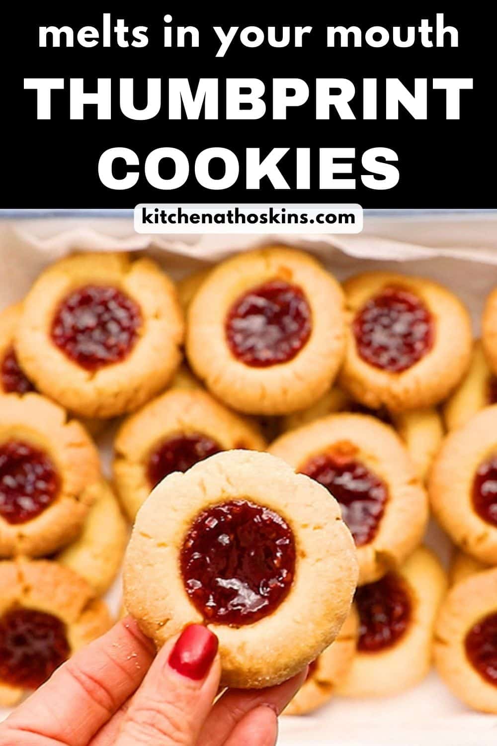 Raspberry Thumbprint Cookies | Kitchen At Hoskins